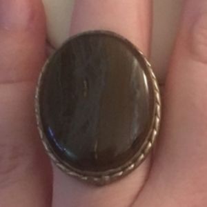 Brown Statement Ring